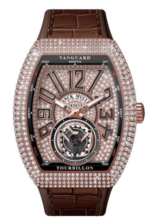 Review Franck Muller Vanguard Tourbillon Replica Watch V 41 T D CD (BN) (5N) (DIAM NR 5N)